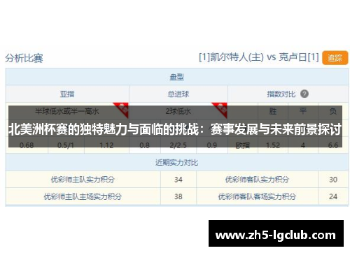 北美洲杯赛的独特魅力与面临的挑战:赛事发展与未来前景探讨 北美洲杯赛的独特魅力与面临的挑战:赛事发展与未来前景探讨